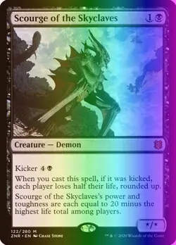 MTG Scourge of the Skyclaves (122/493) Zendikar Rising LP FOIL - Image 1