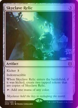 MTG Magic the Gathering Skyclave Relic (252/493) Zendikar Rising LP FOIL - Image 1