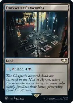 Darkwater Catacombs - Near Mint MTG Universes Beyond: Warhammer 40K - Image 1
