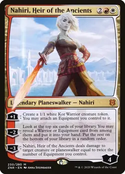 MTG Nahiri, Heir of the Ancients (230/493) Zendikar Rising LP - Image 1