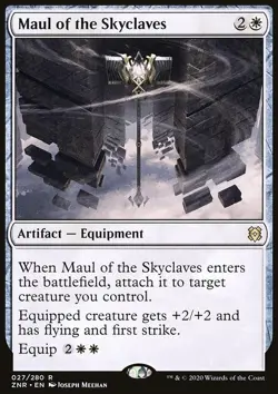 MTG Magic the Gathering Maul of the Skyclaves (27/457) Zendikar Rising NM - Image 1