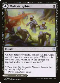 MTG Magic the Gathering Malakir Rebirth (111/493) Zendikar Rising LP - Image 1
