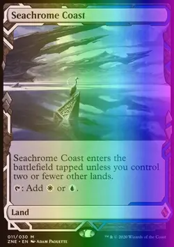 MTG Seachrome Coast (11/30) Zendikar Rising Expeditions NM FOIL - Image 1