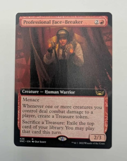 Professional Face-Breaker Extended Art Streets of New Capenna n.426 NM MTG - Image 1