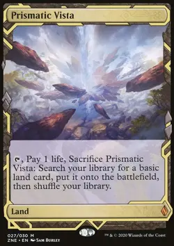 MTG Magic the Gathering Prismatic Vista (27/30) Zendikar Rising Expeditions LP - Image 1