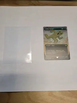 MTG Magic: Final Fantasy Jumbo Cactuar Card Borderless Regular (343) - Image 1
