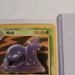 Muk - 13/62 Fossil Unlimited Holo Rare Pokemon - LP - Free Shipping! - Image 2