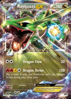 Pokemon Rayquaza-EX (XY73/211) XY Black Star Promos MP HOLO - Image 1