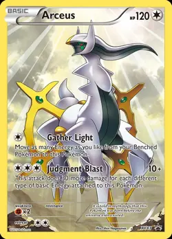 Pokemon Arceus (XY83/211) XY Black Star Promos MP HOLO - Image 1