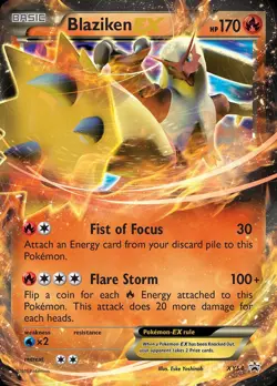 Pokemon Blaziken-EX (XY54/211) XY Black Star Promos MP HOLO - Image 1