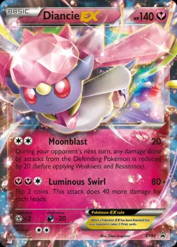 Pokemon Diancie-EX (XY43/211) XY Black Star Promos MP HOLO - Image 1