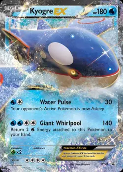 Pokemon Kyogre-EX (XY41/211) XY Black Star Promos HP HOLO - Image 1