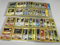 Near Complete Pokemon Gym Heroes Set - Commons And Uncommons Vintage - Image 1