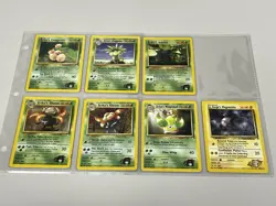 Near Complete Pokemon Gym Heroes Set - Commons And Uncommons Vintage - Image 3