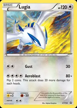 Pokemon Lugia (XY156/211) XY Black Star Promos MP HOLO - Image 1