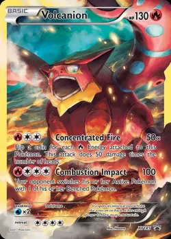 Pokemon Volcanion (XY185/211) XY Black Star Promos HP HOLO - Image 1
