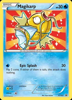 Pokemon Magikarp (XY143/211) XY Black Star Promos LP HOLO - Image 1