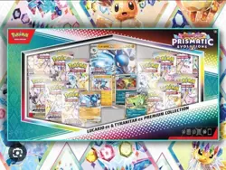 Pokemon Prismatic Evolutions Lucario EX Tyranitar Ex Premium Collection LOT OF 2 - Image 1
