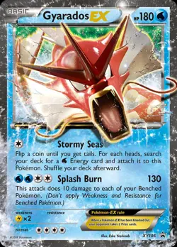 Pokemon Gyarados-EX (XY106/211) XY Black Star Promos LP HOLO - Image 1