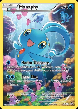 Pokemon Manaphy (XY113/211) XY Black Star Promos LP HOLO - Image 1