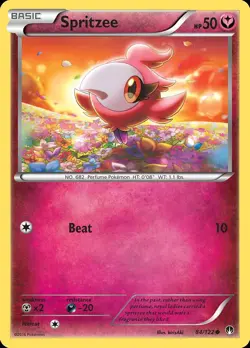 Pokemon Spritzee (84/137) BREAKpoint LP REVERSE HOLO - Image 1