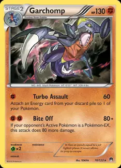 Pokemon Garchomp (70/137) BREAKpoint LP HOLO - Image 1