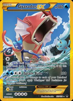 Pokemon Gyarados-EX (123/139) BREAKpoint DMG HOLO - Image 1