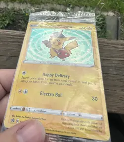 Sealed 2020 Special Delivery Pikachu Pokemon card (Promo #SWSH074). With swirl. - Image 4