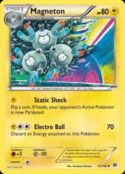Pokemon Magneton (53/164) BREAKthrough LP - Image 1