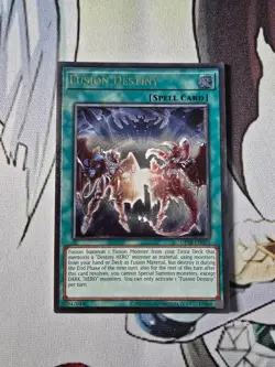 Fusion Destiny (Foil Shift Misprint) OP18-EN003 Ultimate Rare Unlimited M/NM - Image 1