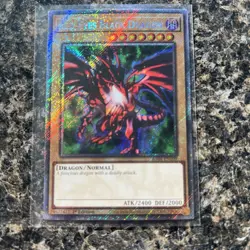 Yu-Gi-Oh Red-Eyes Black Dragon RA04-EN109 1st Platinum Secret Rare - Image 1