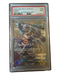 2023 One Piece OP04 Kaido Special Alternate Art PSA 9 - Image 1