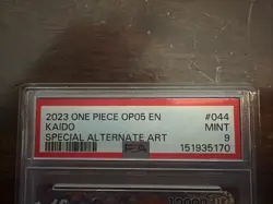 2023 One Piece OP04 Kaido Special Alternate Art PSA 9 - Image 4