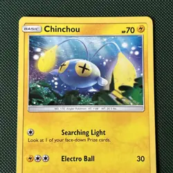 Chinchou - 49/149 - Common - Pokemon Sun and Moon Base set - Image 2