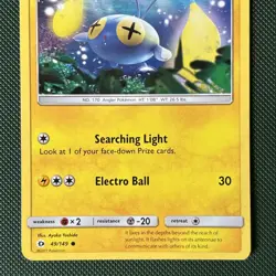 Chinchou - 49/149 - Common - Pokemon Sun and Moon Base set - Image 3