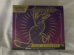 Pokemon TCG: Scarlet and Violet Elite Trainer Box Base Set Violet Miraidon 820650853418 - Image 1