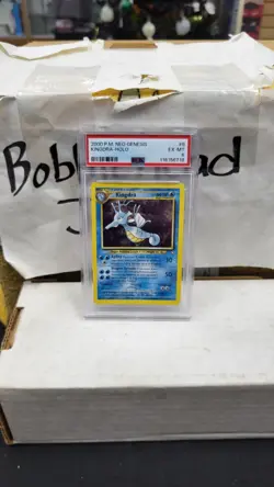 2000 KINGDRA HOLO RARE NEO GENESIS POKEMON TCG PSA 6 EXCELLENT-MINT #8/111 - Image 1