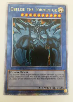 G2U YuGiOh Obelisk The Tormentor LC01EN001 Quarter Century Rare - Image 1