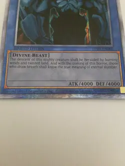 G2U YuGiOh Obelisk The Tormentor LC01EN001 Quarter Century Rare - Image 3