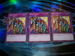 G2U 3x Skill Drain 1st Edition Common SR13EN040 YuGiOh - Image 1