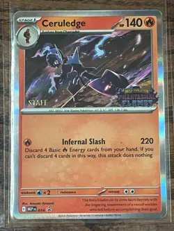 Ceruledge(Staff Promo) Pokemon Mega Evolutions Promo - Image 1