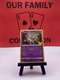 Mew 011/025 25th Celebrations Holo Rare Stamped Pokemon TCG 2021 VLP - Image 1