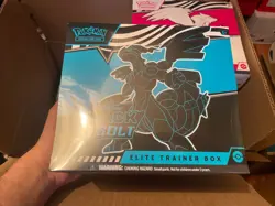 Pokemon TCG Scarlet and Violet Black Bolt ETB Elite Trainer Box Sealed - Image 1