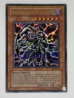 Yugioh Skull Archfiend of Lightning DCR-073 Ultra Rare Unlimited Edition - Image 1