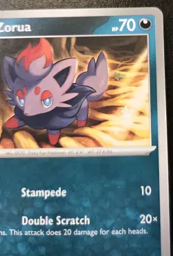 Zorua 031/064 Common Scarlet & Violet: Shrouded Fable Pokemon TCG - Image 3