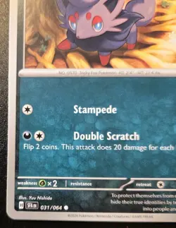 Zorua 031/064 Common Scarlet & Violet: Shrouded Fable Pokemon TCG - Image 4