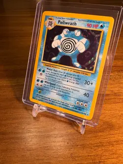 Poliwrath 13/102 Holo Rare Pokemon TCG Unlimited Base Set Vintage NM/LP - Image 3