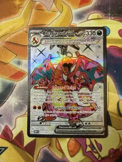 Charizard ex - 215/197 Pokemon SV03: Obsidian Flames Holo Ultra Rare NM - Image 1