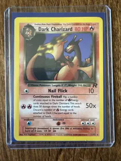 Pokemon Dark Charizard TCG 21/82 Non-Holo Rare LP Condition - Image 3