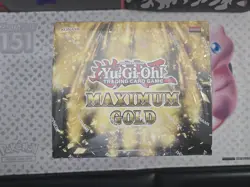 Yugioh Maximum Gold Display (5 Mini-Boxes) 1st Edition Factory Sealed - Image 1